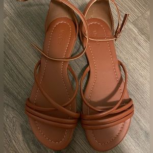Mr. Cat Brown Leather Sandals- Made in Brazil Size 36